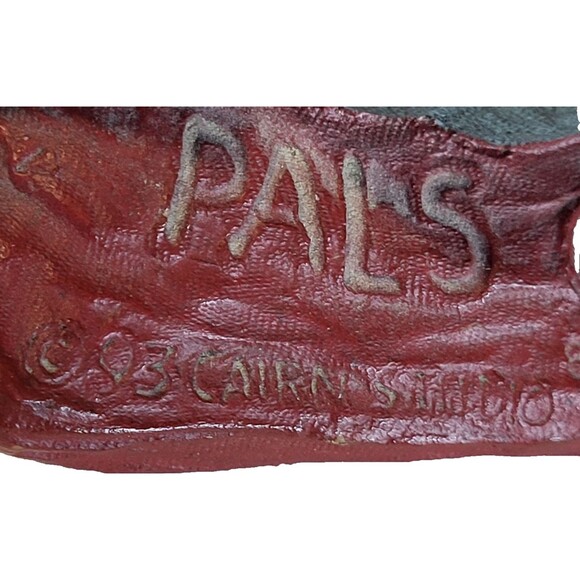 Cairn Studio Lee Sievers "PALS" Figurine 8040 1993 Grandpa Grandson Fishing USA - Picture 10 of 12